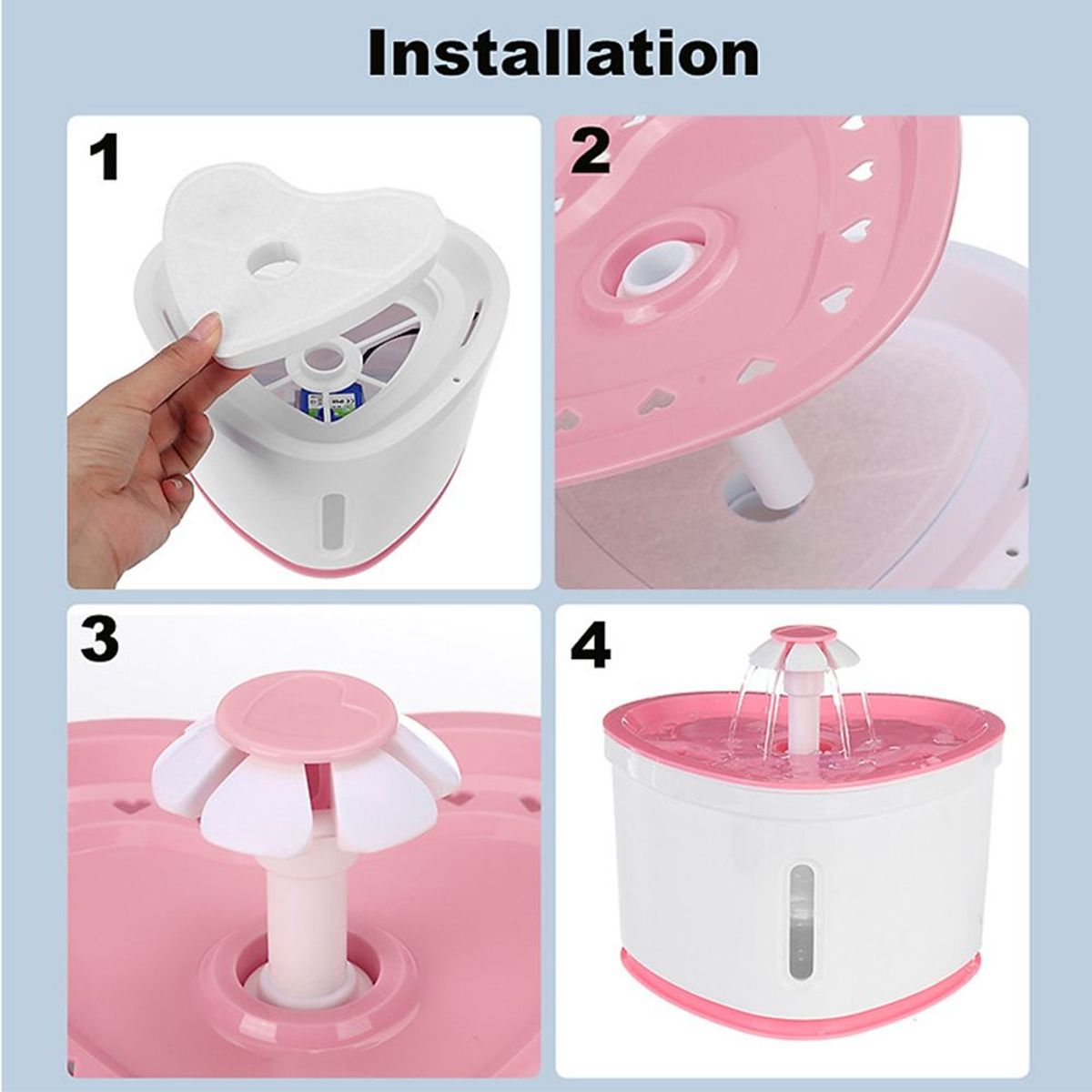 GENERICO - Fuente de agua para mascota Pileta para gato Automatics…