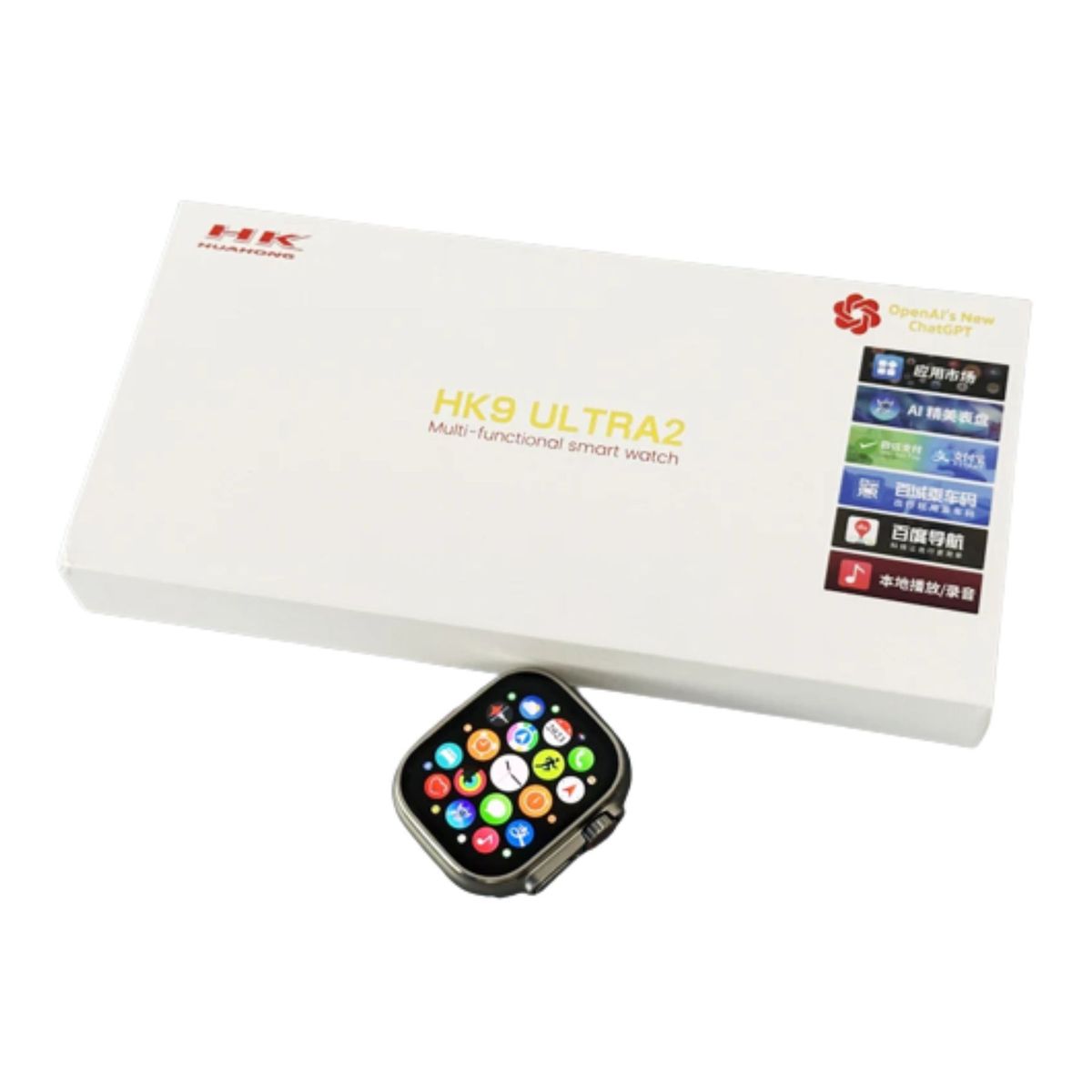 GENERICO - Smart Watch Hk9 Ultra 2 Reloj Inteligente ChatGpt Amoled