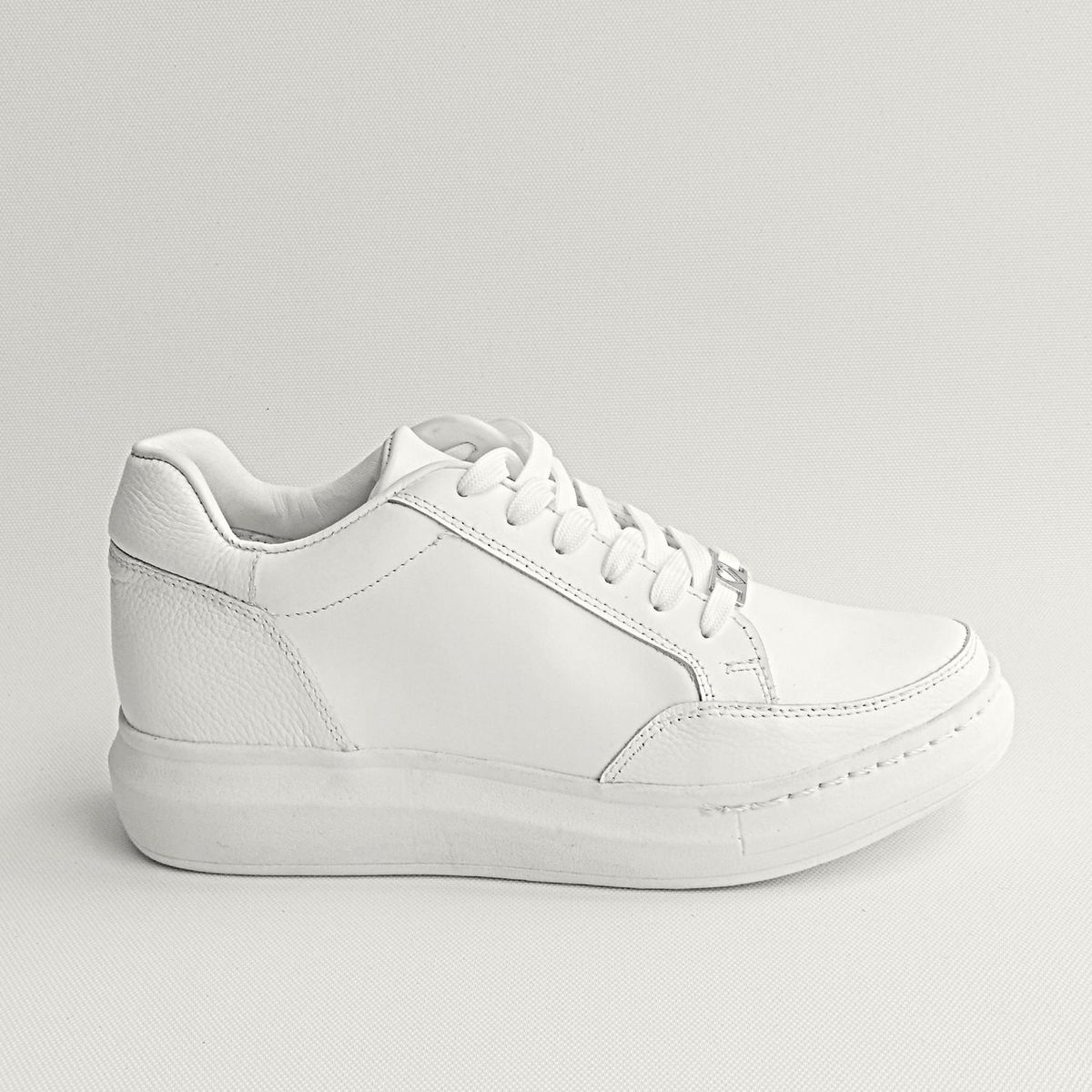 SAPATU - Zapatillas Cuero Blanco Mujer Blancas Sapatu