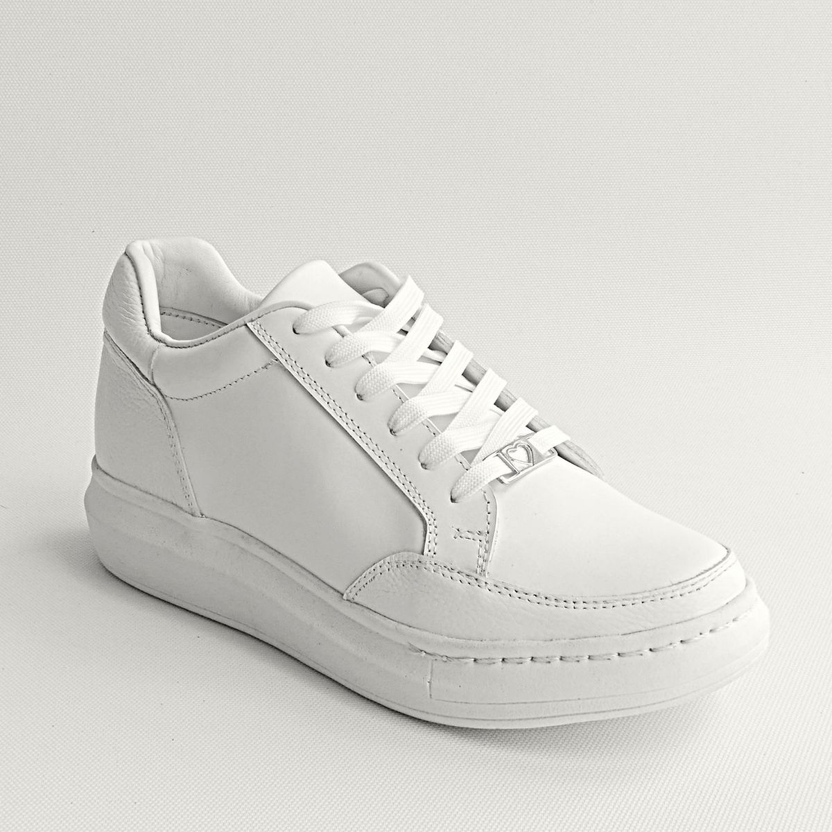 SAPATU - Zapatillas Cuero Blanco Mujer Blancas Sapatu