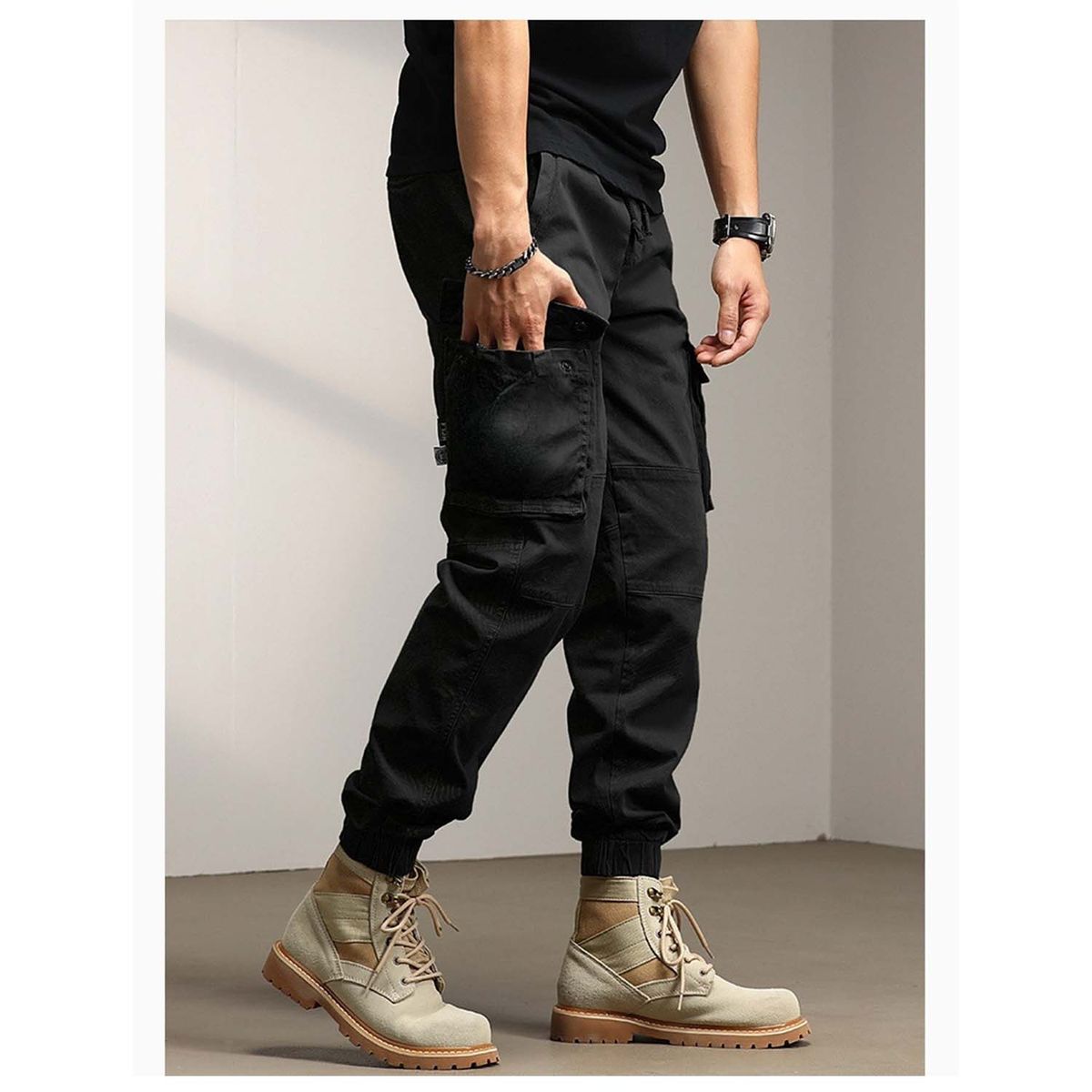 DENISASAA - Pantalones casuales de otoño e invierno para hombre