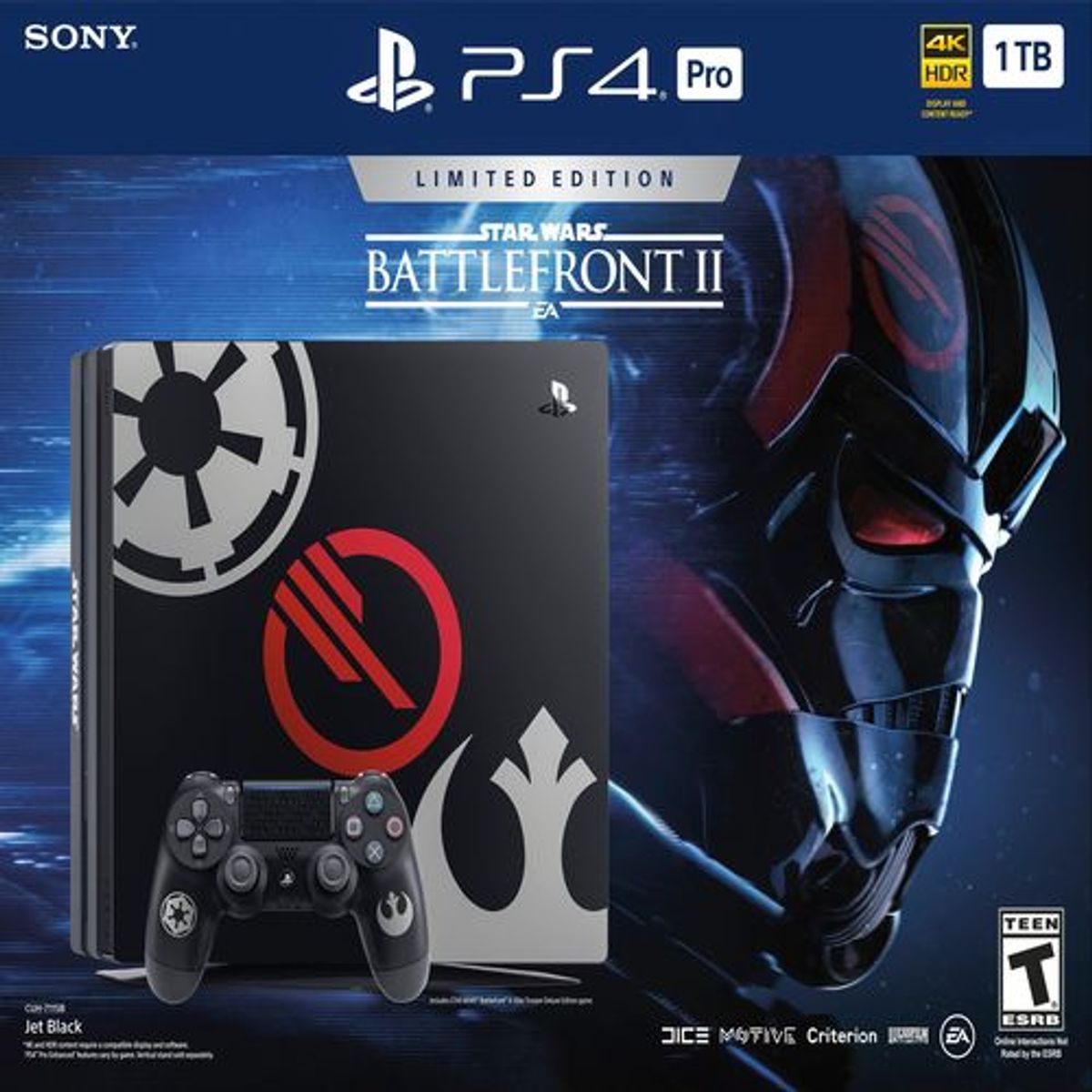 PLAYSTATION - PLAYSTATION 4 PRO EDICION STAR WARS BATTLEFRONT II 1TB