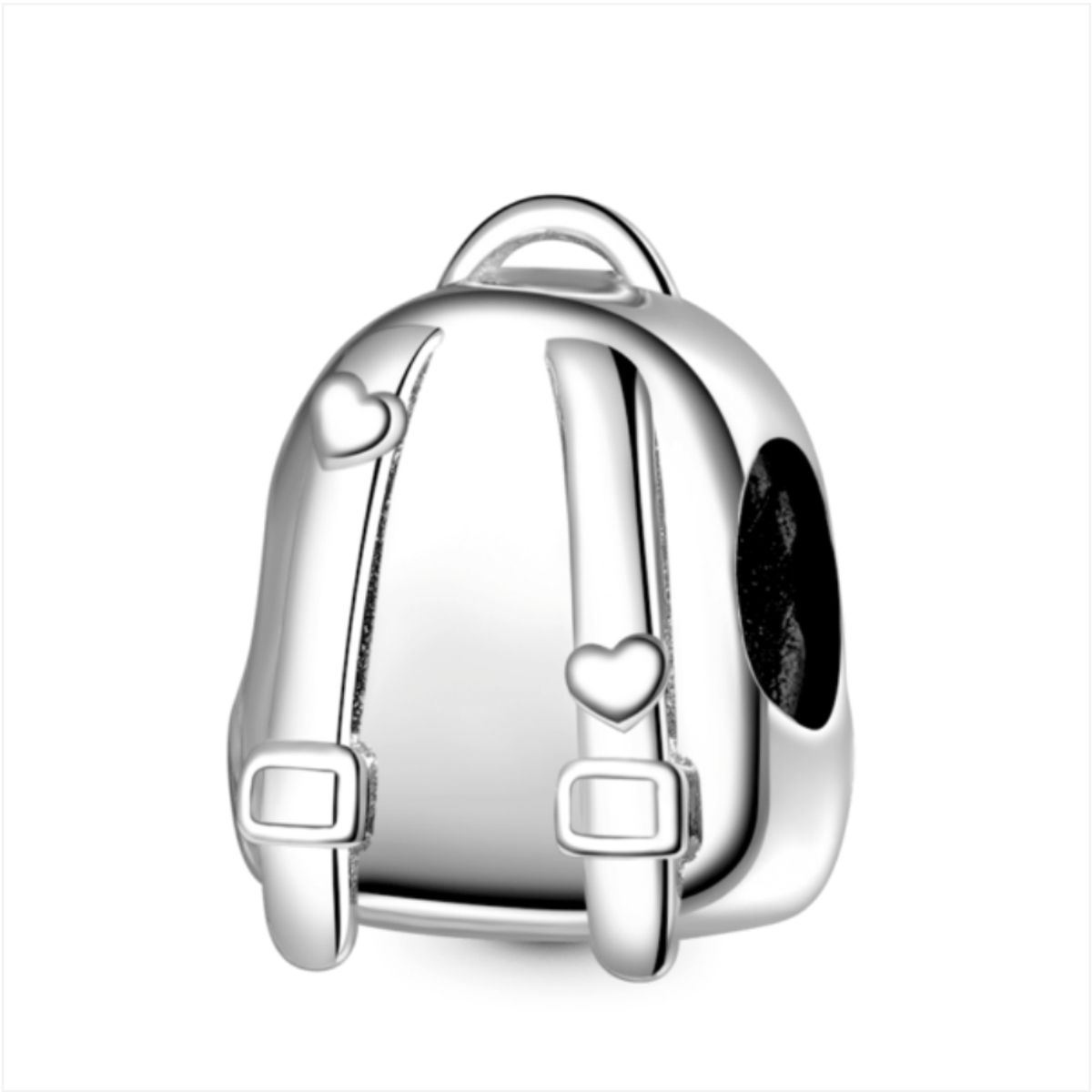 GENERICO - Charm de plata Gnoce mochila de viaje