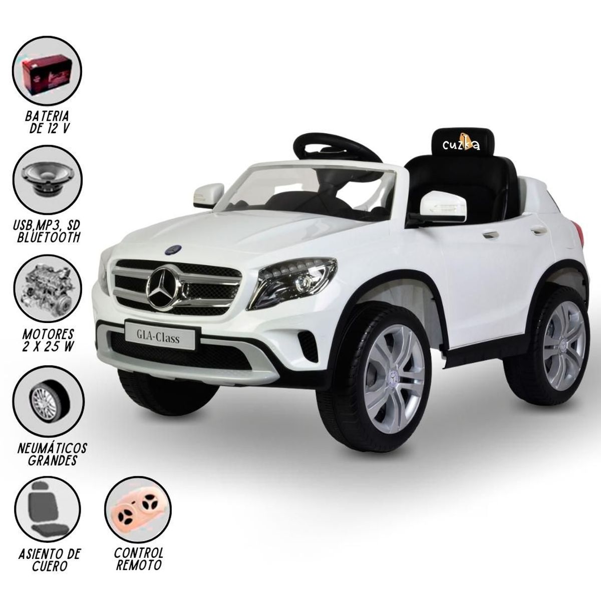 MERCEDES BENZ - Camioneta a Batería Para Niños »GLA CLASS» White