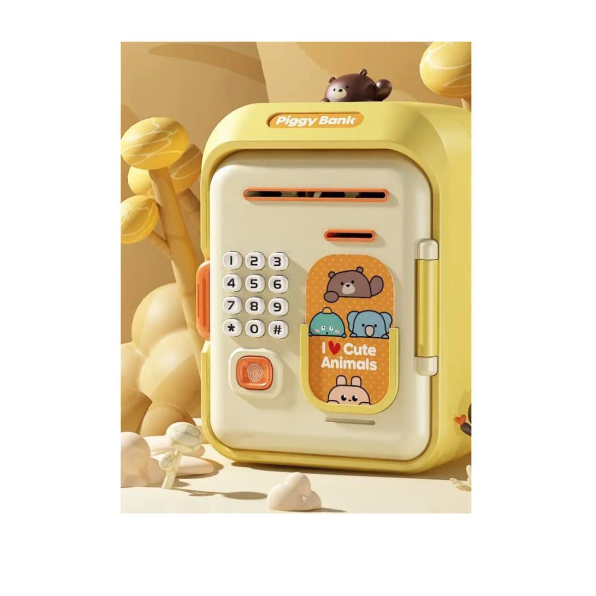 GENERICO - ALCANCIA ELECTRONICA DE MONEDAS Y BILLETES PARA NIÑOS