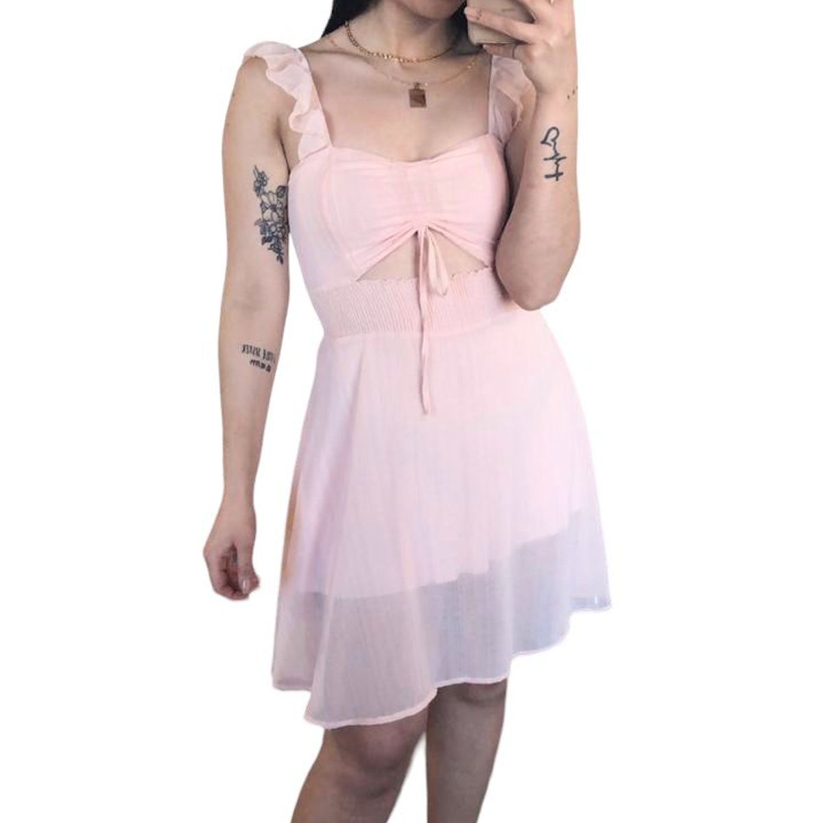 AMA OUTFITTERS - VESTIDO DE GASA AMAIA