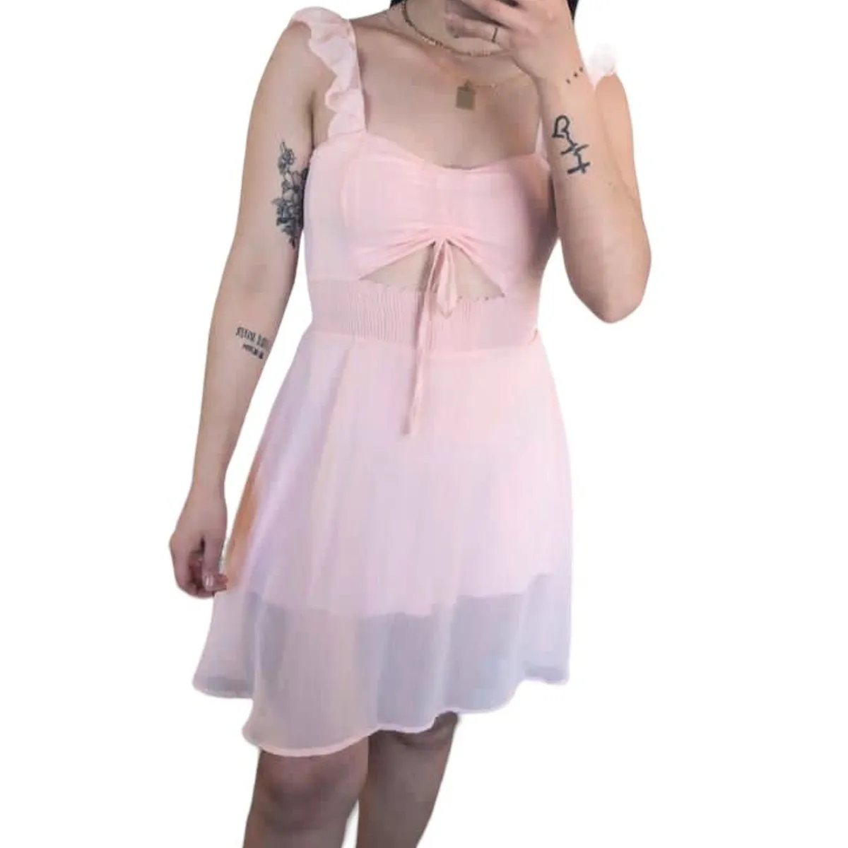 AMA OUTFITTERS - VESTIDO DE GASA AMAIA