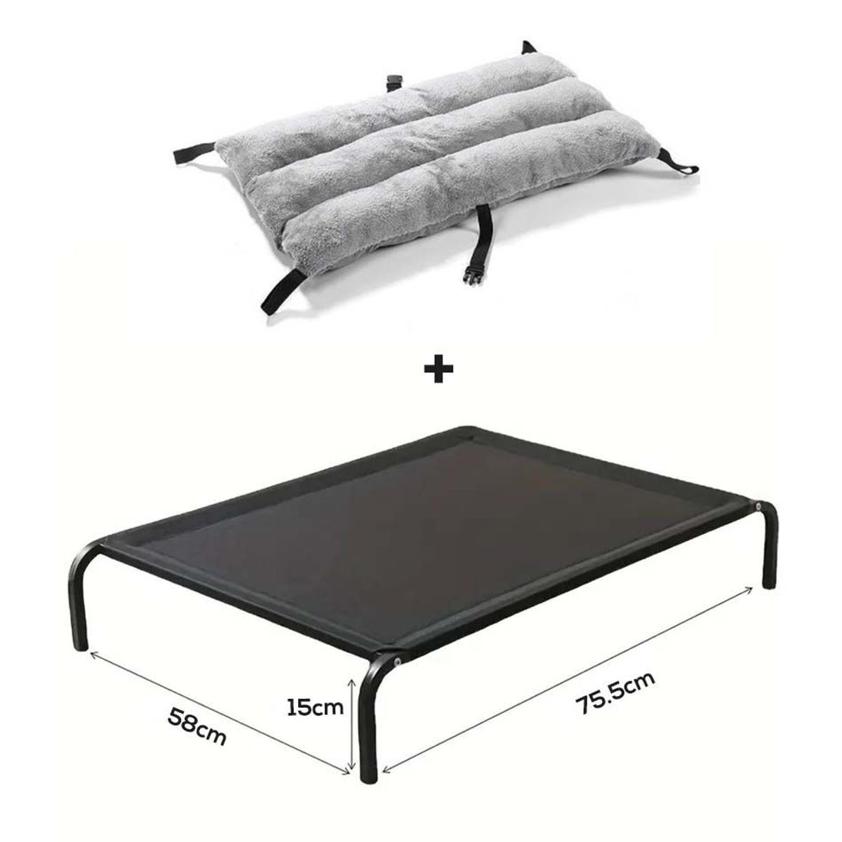 GENERICO - CAMA ELEVADAS PARA MASCOTAS  COJIN TALLA M