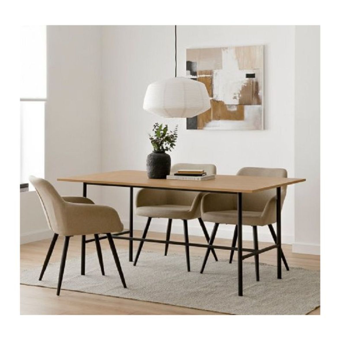 MOBILIARI - COMEDOR MOBILIARI BRENDA 4 SILLAS