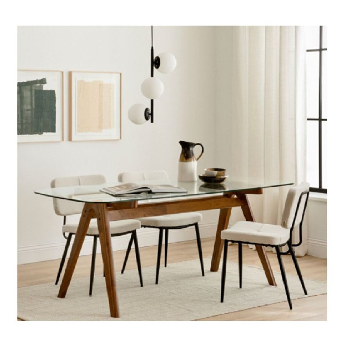 MOBILIARI - COMEDOR MOBILIARI FANTASY 4 SILLAS.