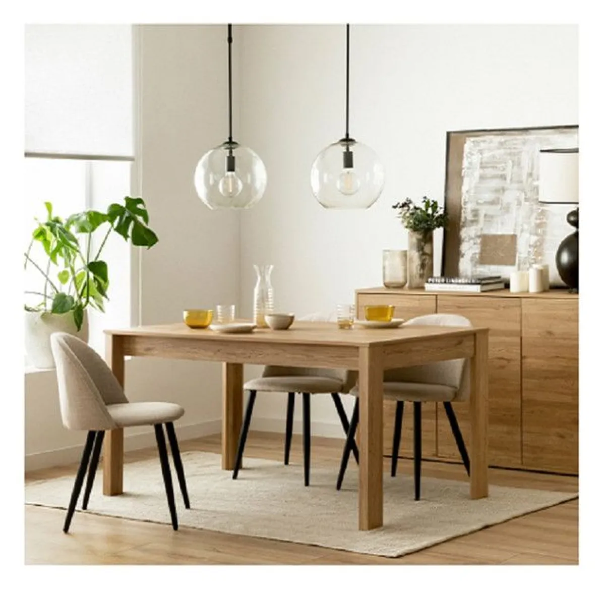 MOBILIARI - COMEDOR MOBILIARI OCTAVIO 4 SILLAS