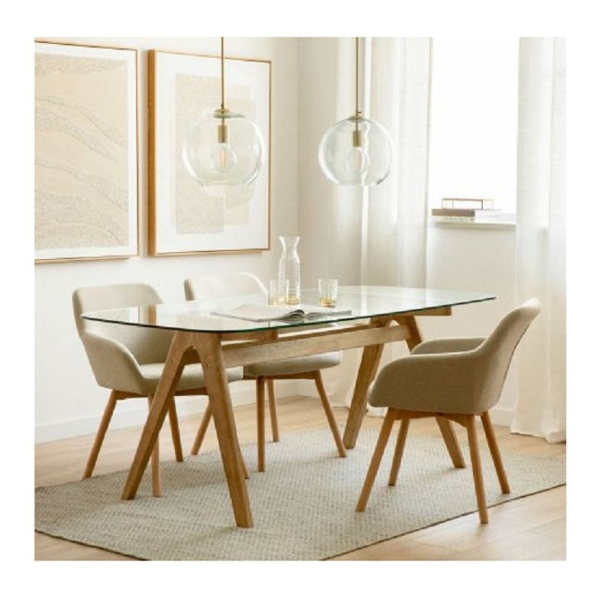 MOBILIARI - COMEDOR MOBILIARI PALMA 4 SILLAS.