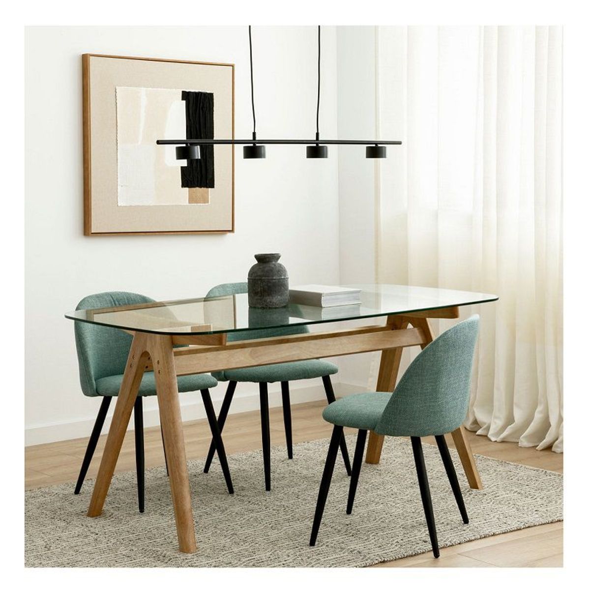 MOBILIARI - COMEDOR MOBILIARI PEDRO 4 SILLAS.