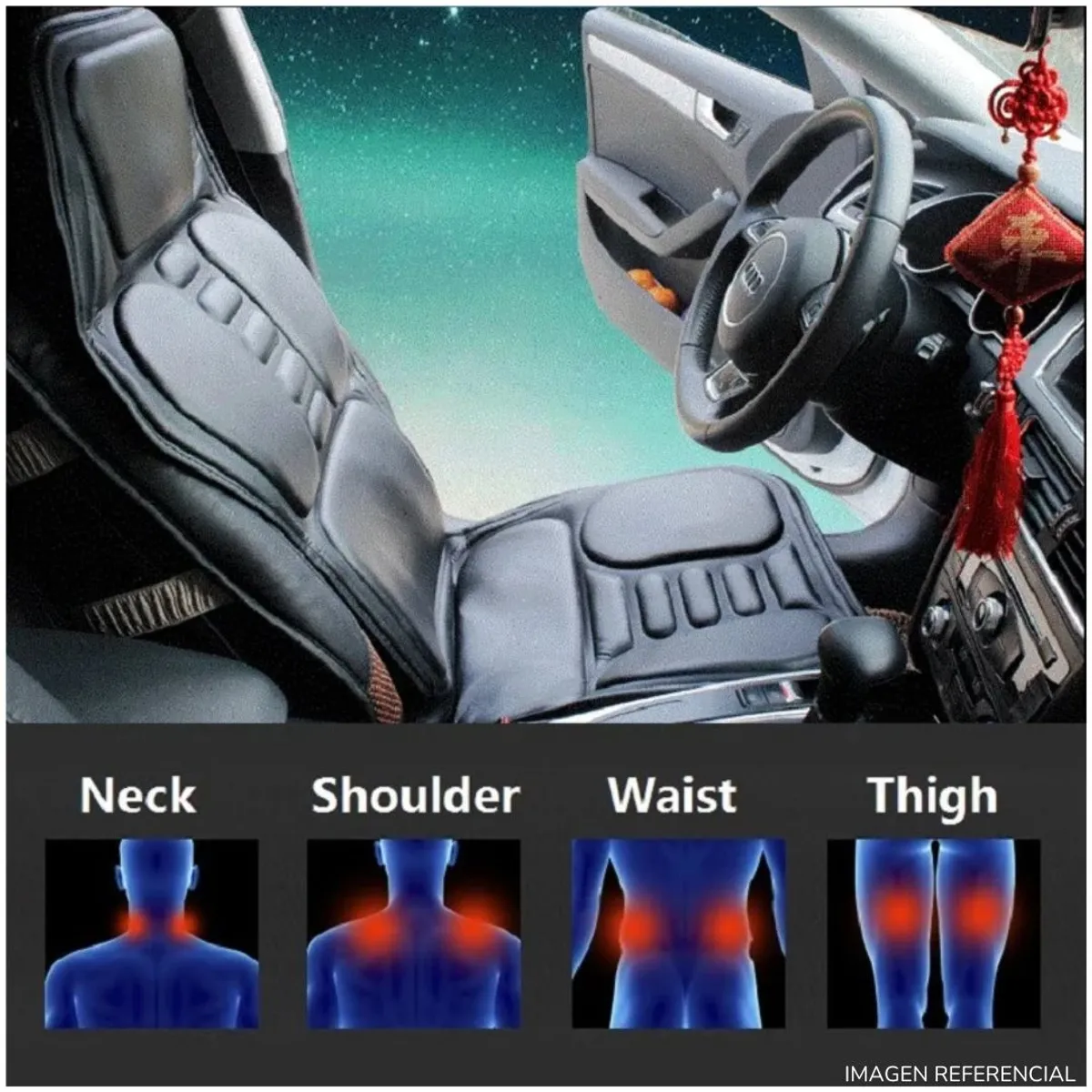 GENERICO - Asiento masajeador portatil con control