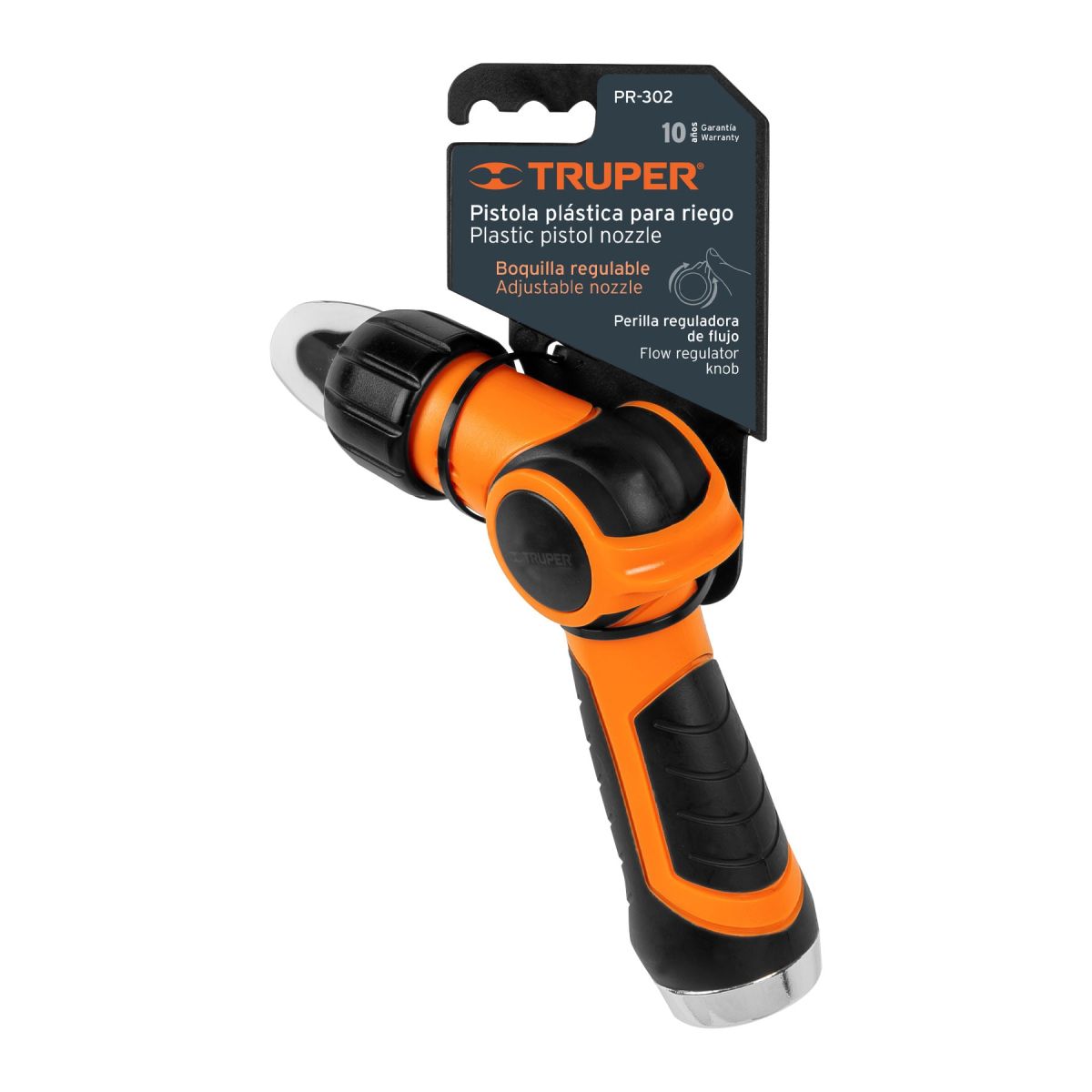 TRUPER - Pistola para riego de 2 funciones 17480