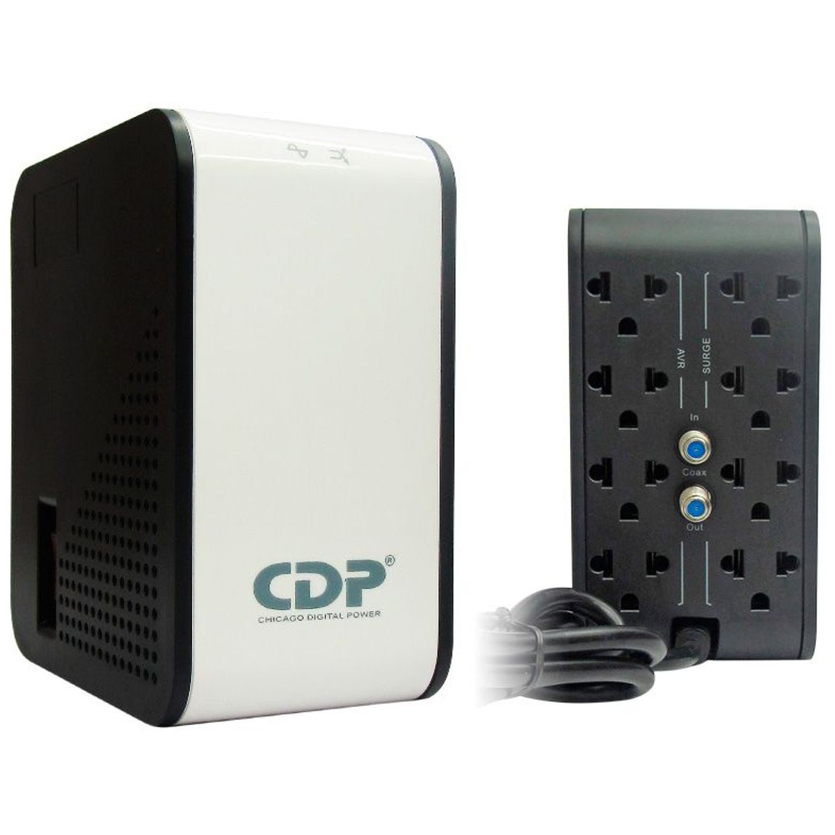 CDP - Estabilizador de voltaje 220 vac CDP Modelo R2C AVR1008i de 8 salidas