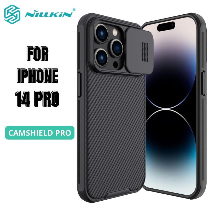 NILLKIN - Case Nillkin Camshield Black - iPhone 14 Pro