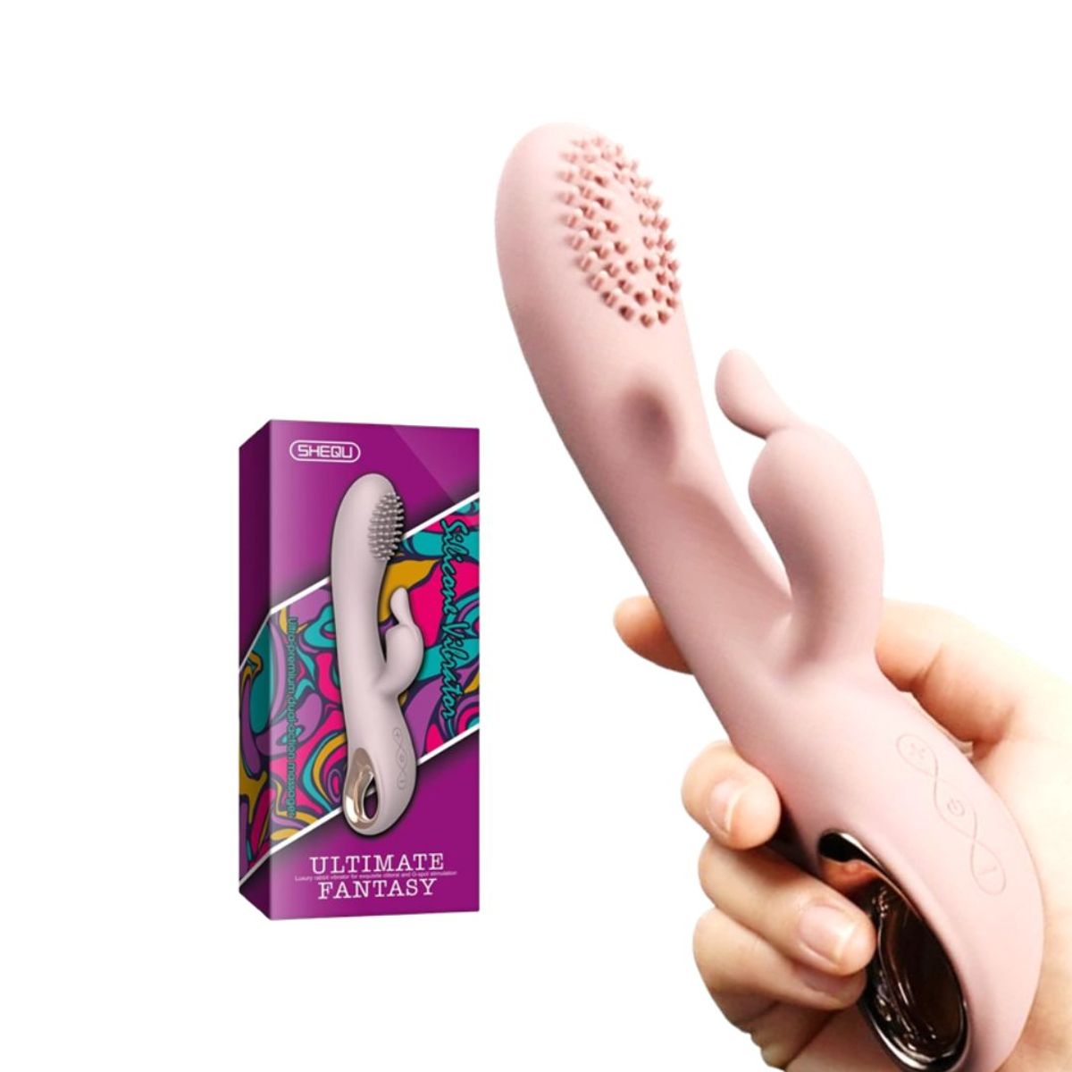 GENERICO - VIBRADOR FANTASY RABBIT CON 10 MODOS DE VIBRACIÓN