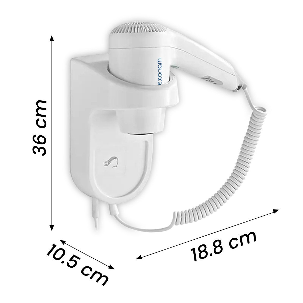 EXORIAM - Secador de Cabello a Pared
