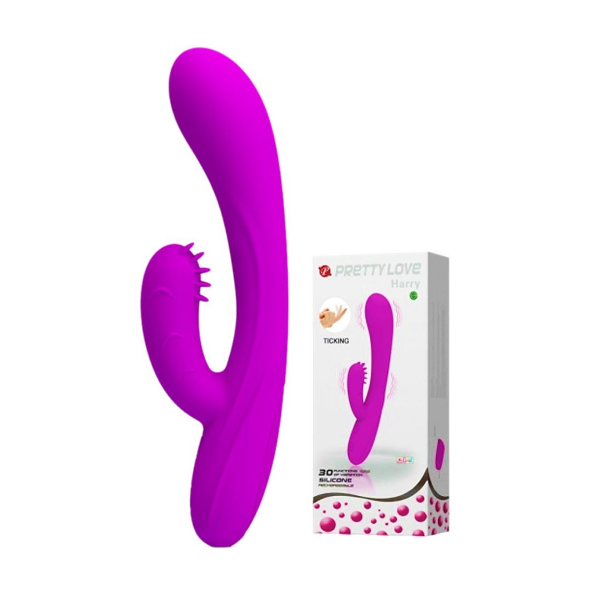 GENERICO - VIBRADOR SAM RABBIT 7 X 7 SUCCIÓN Y VIBRACIÓN.