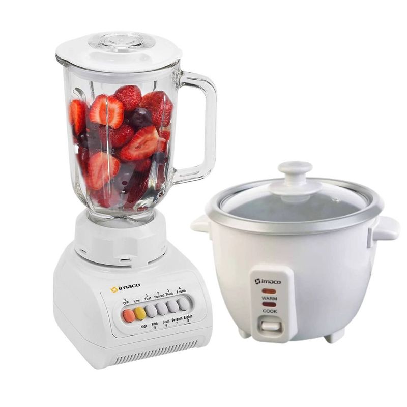 IMACO - COMBO IMACO LICUADORA 8 VEL + OLLA ARROCERA 1/2Kg RC006