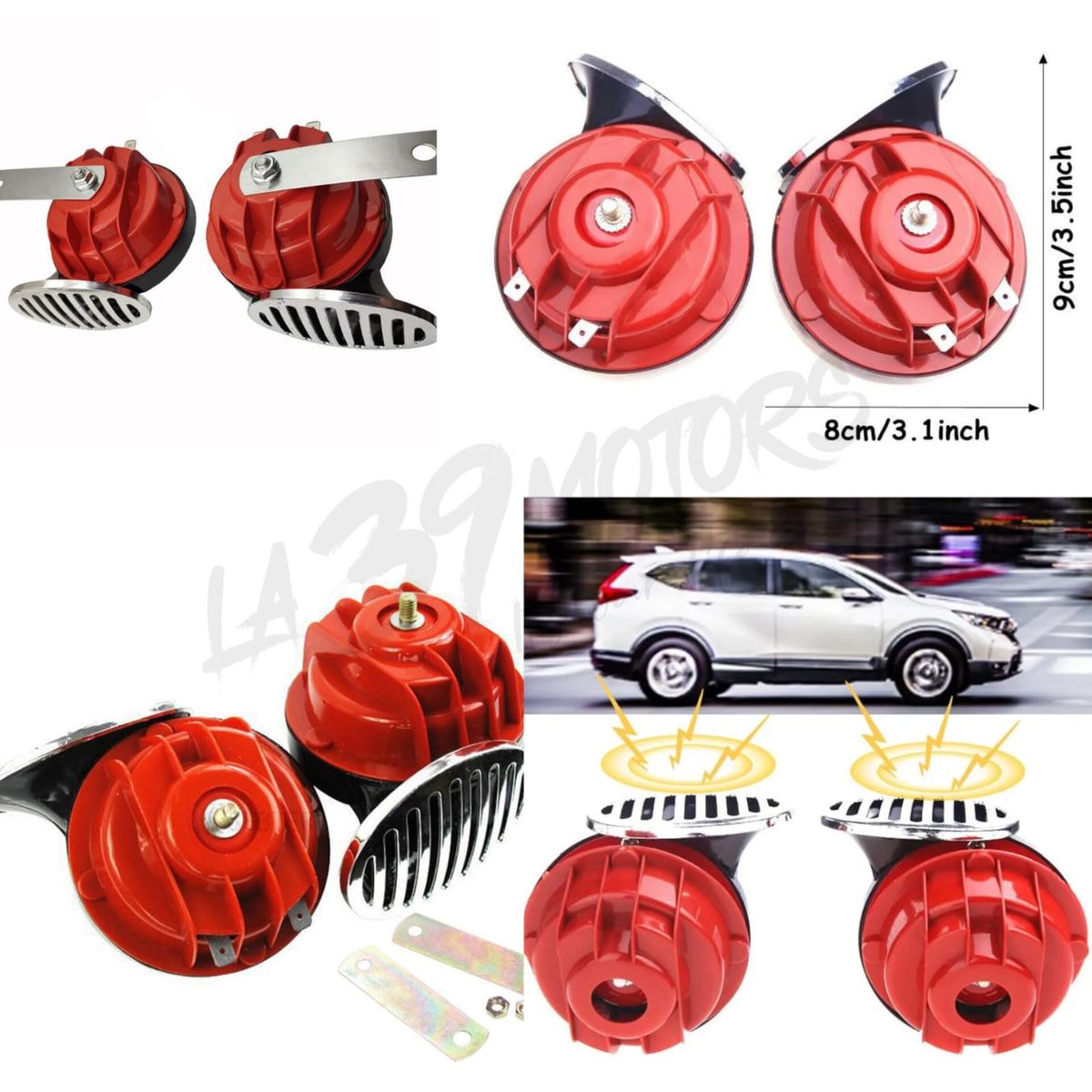 GENERICO - CLAXON CARACOL PARA MOTO