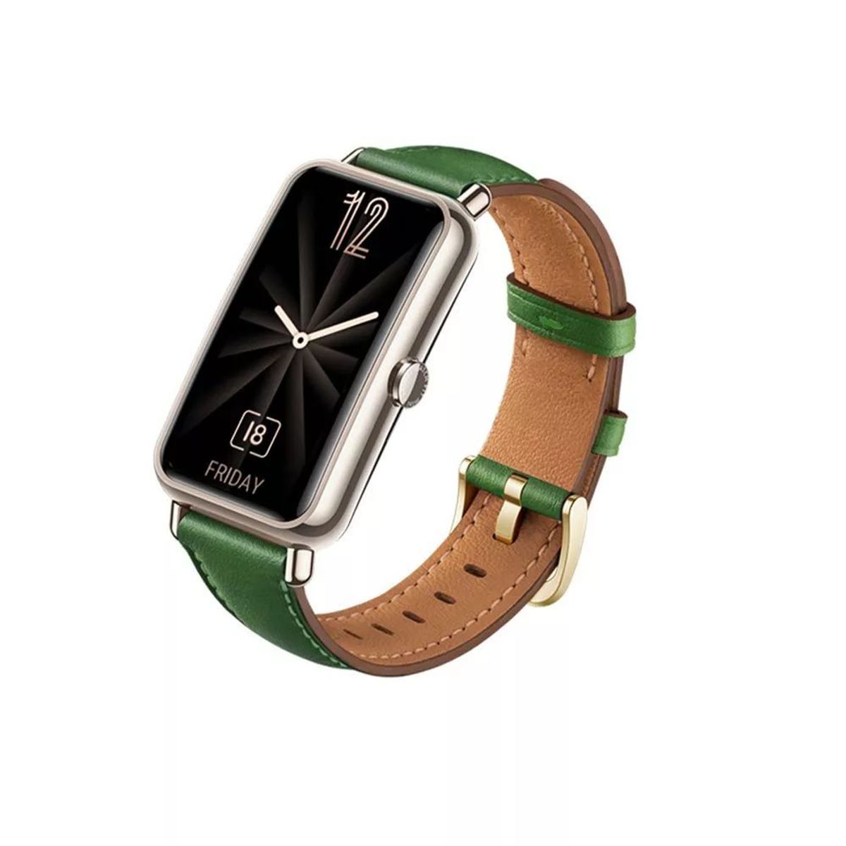 GENERICO - Correa de Cuero para HUAWEI FIT MINI - Verde