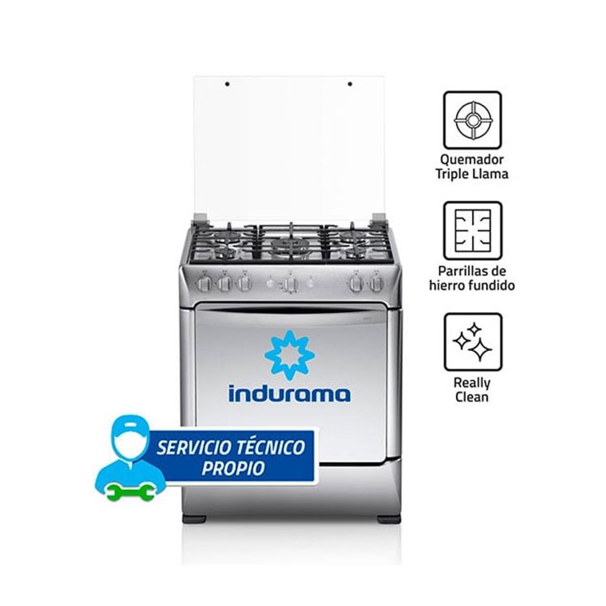 INDURAMA - Cocina GLP INDURAMA CIRELLA ZAF