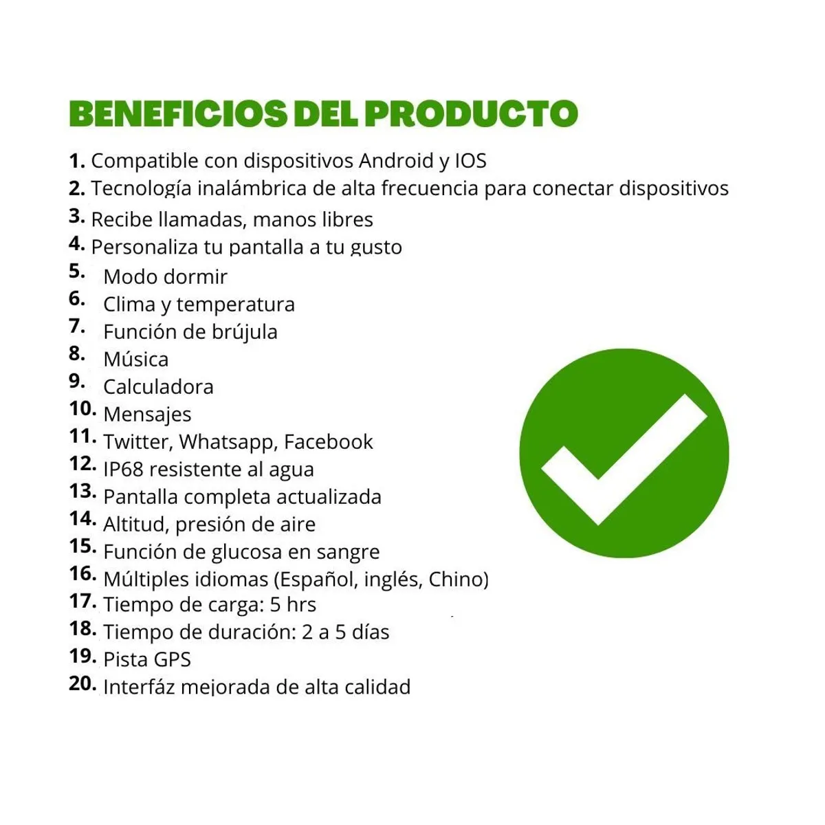 GENERICO - Smartwatch S9 ULTRA Pro Max Blanco