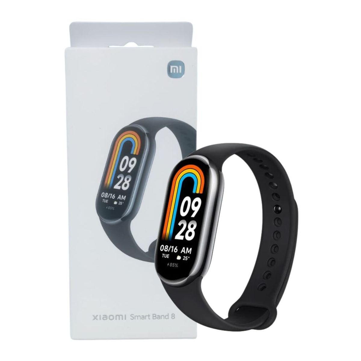 XIAOMI - Xiaomi Smart Band 8 Bluetooth Pantalla Amoled 1.62” Hasta 16 días - BK