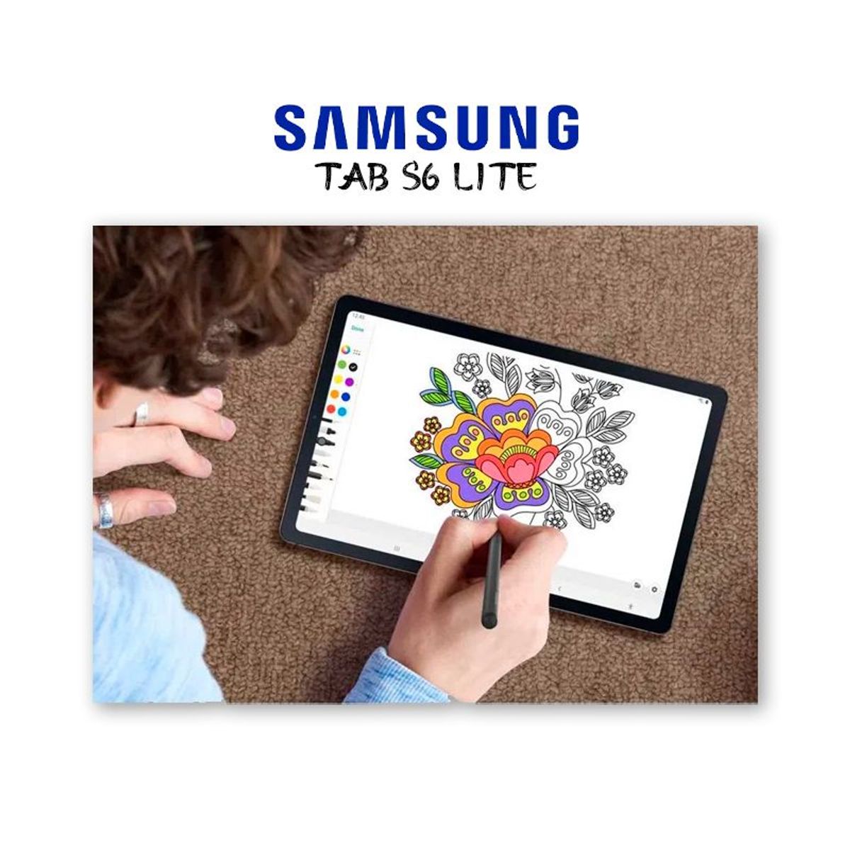 SAMSUNG - Tablet Samsung Galaxy Tab S6 Lite 10.4 128GB 4GB RAM Gris SM-S PEN-P613NZAKPEO