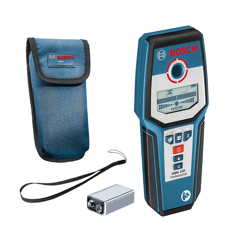 BOSCH - Detector De Metales Cables Madera Digital 9V Bosch GMS 120