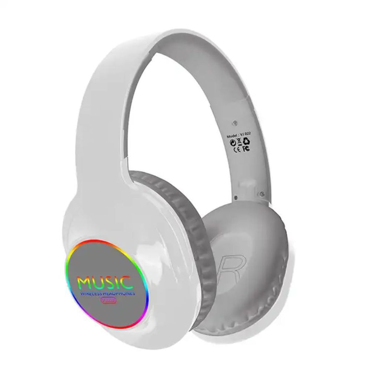 SEISA - Audífono bluetooth VJ022 color blanco Élegans