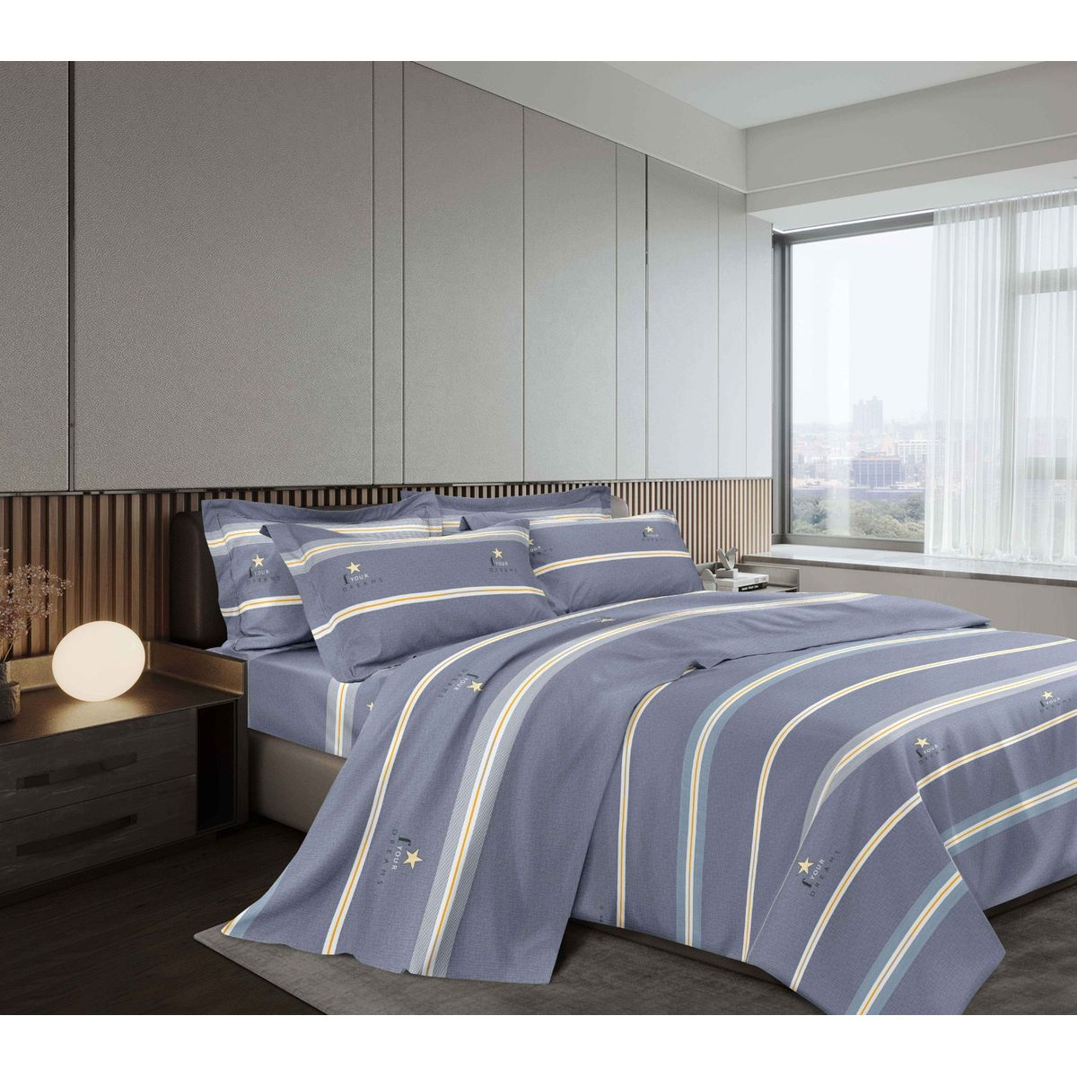 GOLDSUN - JUEGO DE SÁBANAS GOLDSUN DE 2 PLAZAS