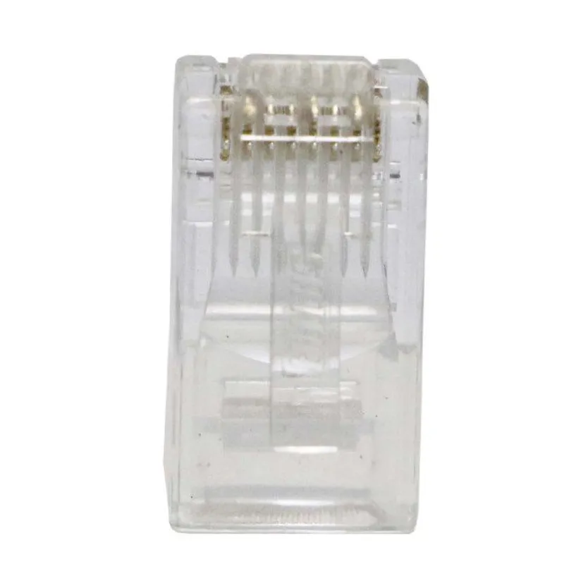SATRA - 102040001 RJ45 CAT 6 SATRA CONECTOR PLUG - Caja x 100 unds.