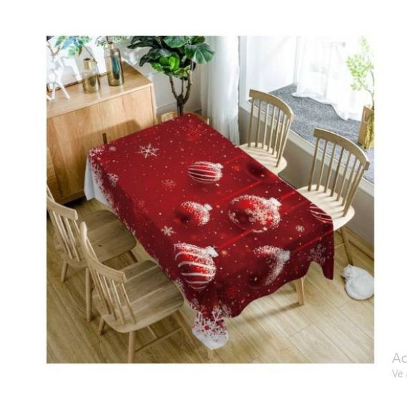 GENERICO - Mantel Navideño Rectangular 152cm x 250cm