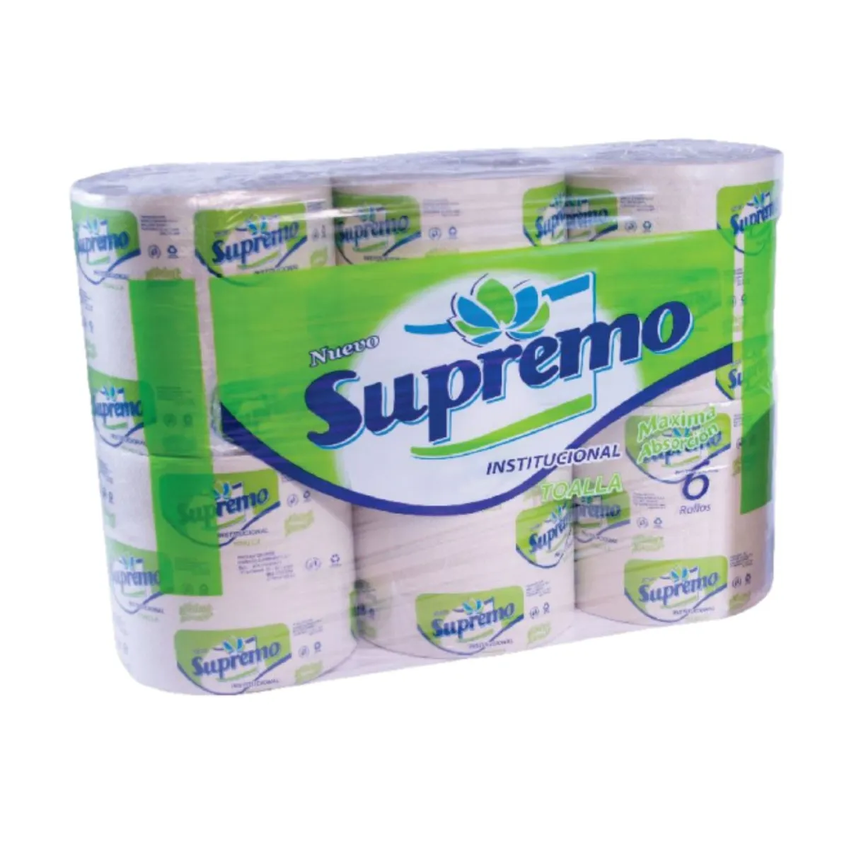 SUPREMO - PAPEL TOALLA SUPREMO 6 ROLLOS