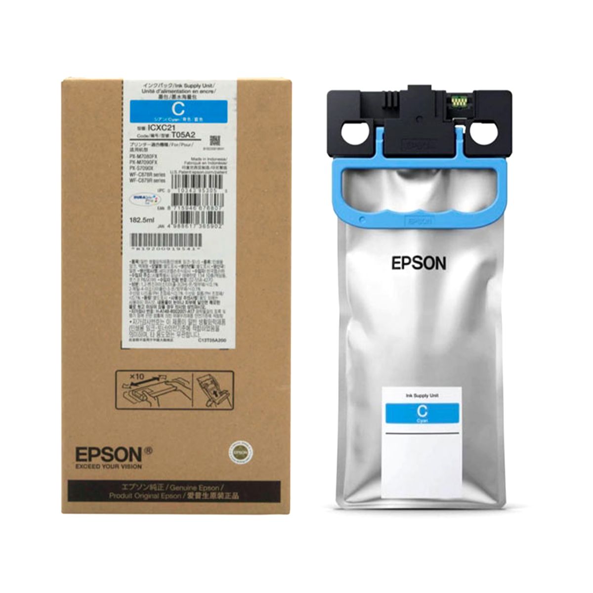 EPSON - BOLSA DE TINTA EPSON CYAN WORKFORCE PRO WF-C878R, WF-C879R P/N: T05A200