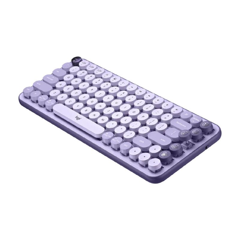 LOGITECH - Teclado Logitech Pop Keys WirelessBT Cosmos Lavender 920-011519