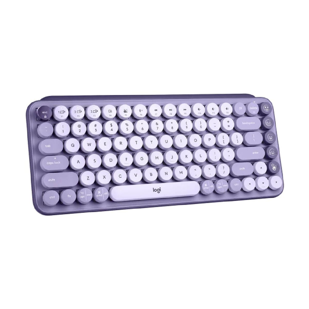 LOGITECH - Teclado Logitech Pop Keys WirelessBT Cosmos Lavender 920-011519
