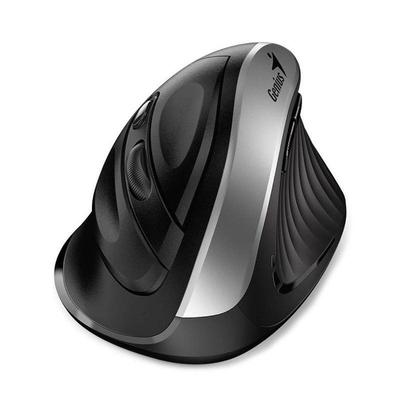 GENIUS - Genius - Mouse Ergo 8250S Wireless Vertical - Plata Gris