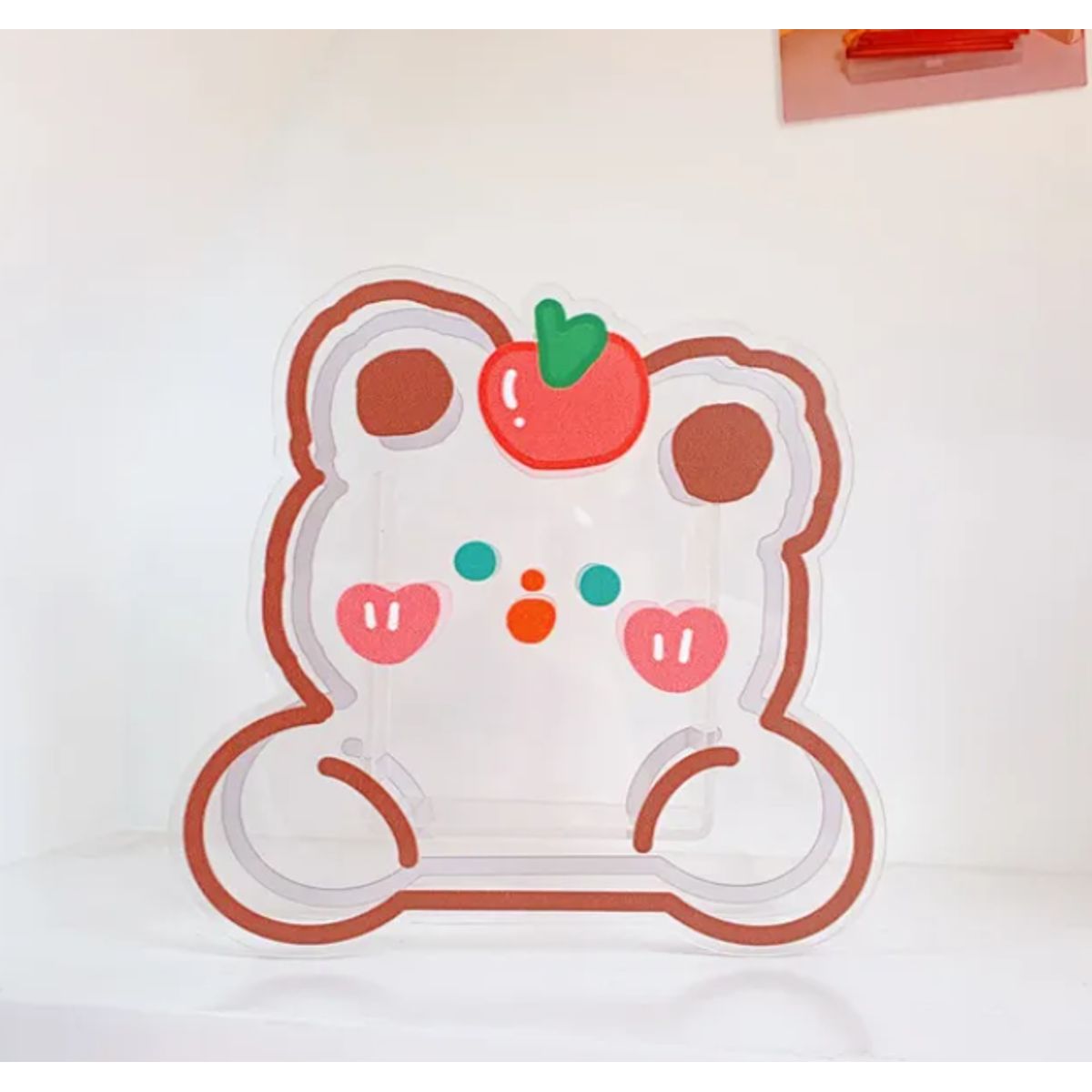 GENERICO - ORGANIZADOR DE ESCRITORIO - PORTA LAPICES ACRILICO OSO