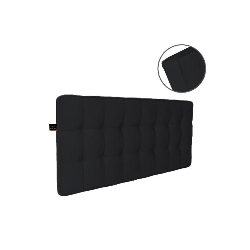 BARAKA HOME - Cabecera Maltes 1.5 plz - Negro