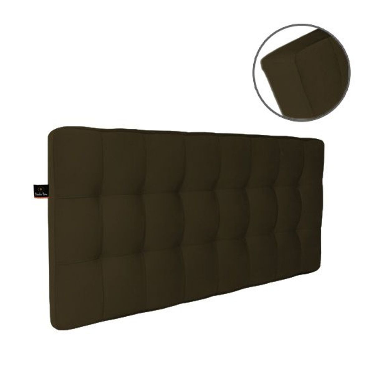 BARAKA HOME - Cabecera Maltes 1.5 plz - Chocolate