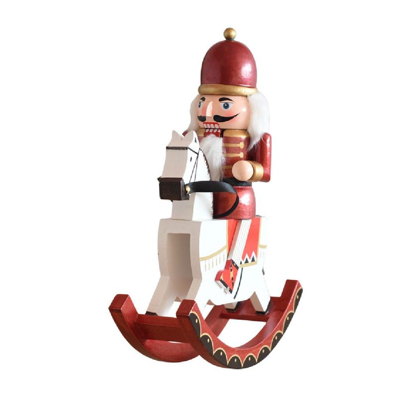 GENERICO - Cascanueces A Caballo 1402A 30 cm Rojo