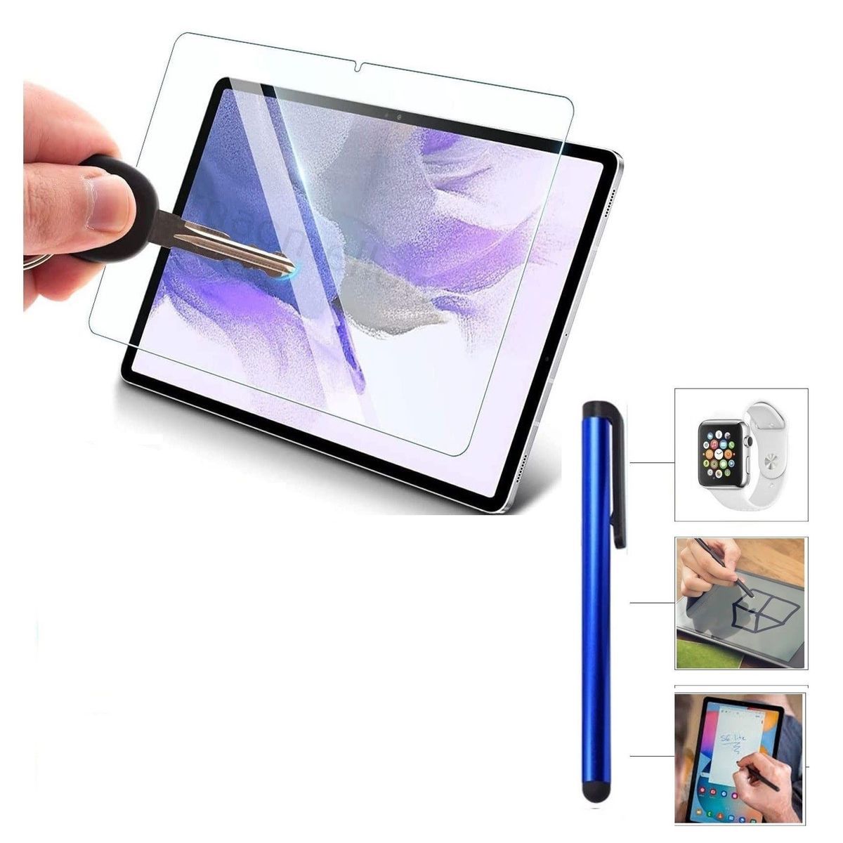 GENERICO - Protector de Pantalla & Lapiz Optico para Samsung Tab S8 11.0 SM-X700