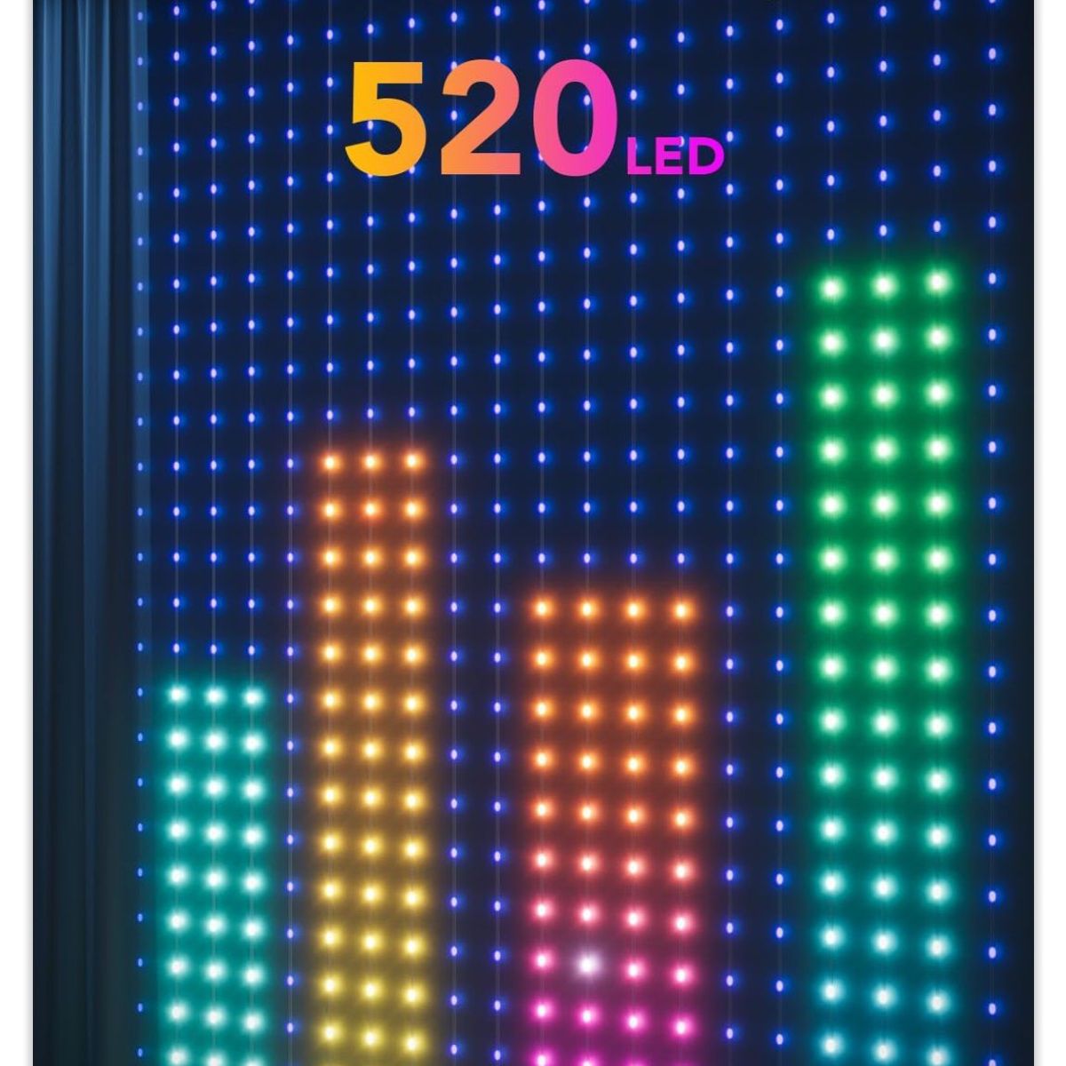 GOVEE - Cortina de luces inteligente Govee compatible com Alexa y Google Home