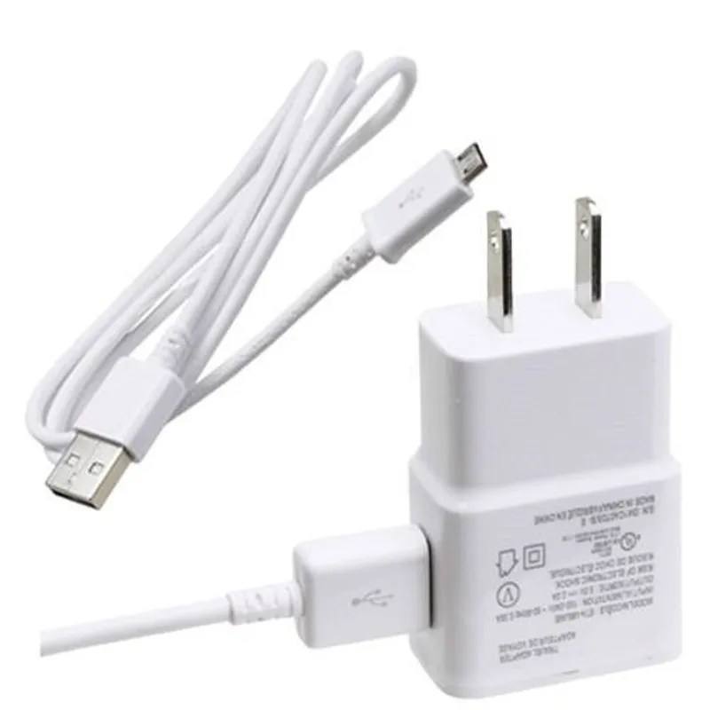 GENERICO - Cargador Micro USB  + CABLE V8 2.0A con Cable USB a Micro USB
