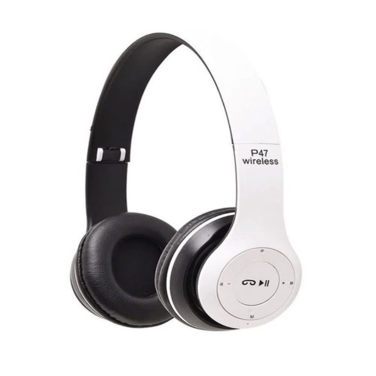 GENERICO - Audifonos p47 bluetooth 4.1 deportivos lee micro sd blanco