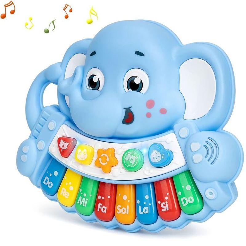 GENERICO - JUGUETE MUSICAL - PIANO MUSICAL DE ELEFANTE